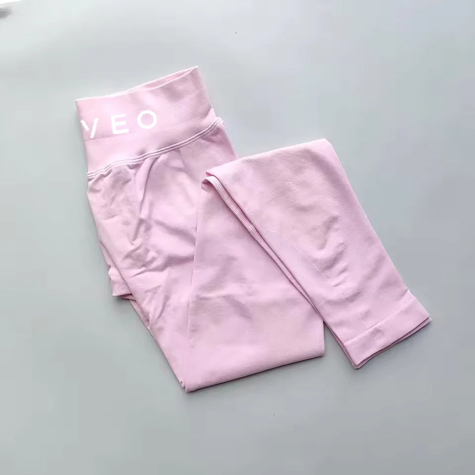 TEVEO New S Impact Leggings Women Seamless Sports Yoga Pants Low Ribbed Band Gym clothes Fitness Workout wear Scrunch Bum Tights