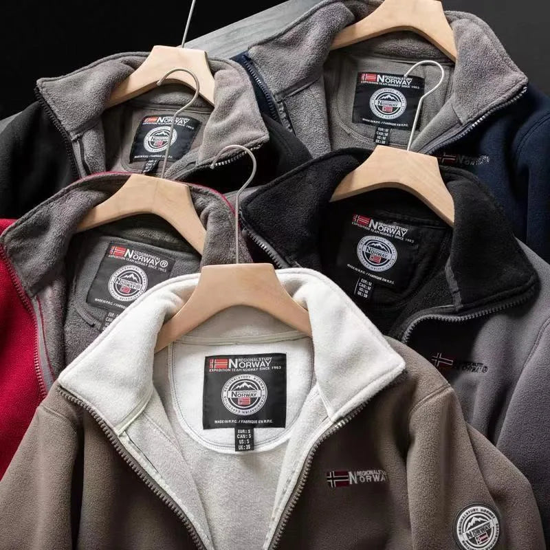 Outdoor Windproof and Breathable Fleece Warm Trendy Top for Autumn Winter Sports Leisure Thick and Warm Patagonia Jacket