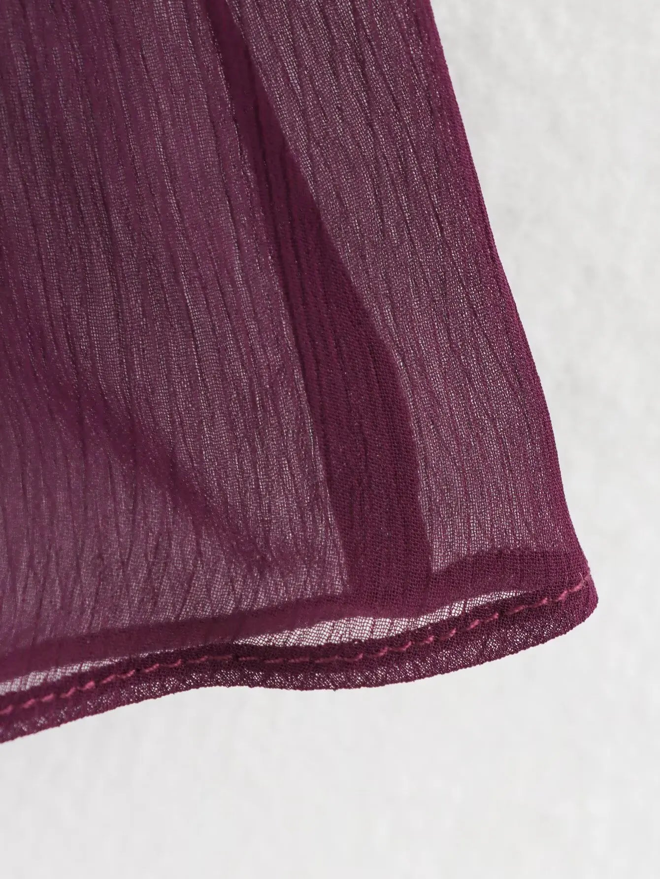 Women's clothing 2025 European new fashion design and ruffled layered decorative V-neck shirt