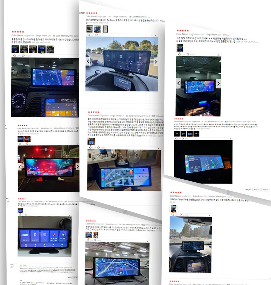 OBDPEAK K8 Pro Front 5K Rear 1080P Dash Cam Camera 11.3" Touch Ai Screen Carplay & Android Auto GPS Navigation Night Vision DVR