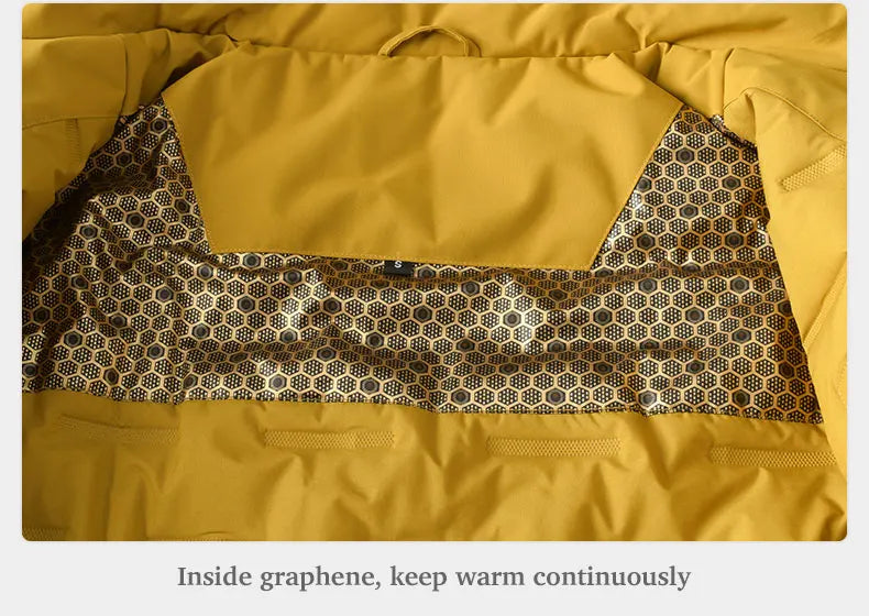 JNLN Unisex Waterproof Fleece Jackets Winter Windproof Thermal Windbreaker Men Women Hiking Camping Skiing Climbing Raincoat