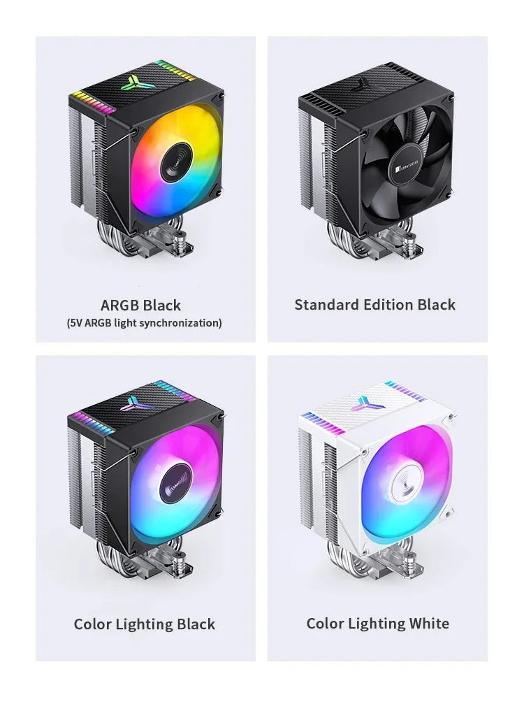 JONSBO-PWM Ventilador CPU, 4 Heat Pipe, CPU Cooler, Refrigerador de ar para Intel LGA1700, 1200, 115X, AMD, AM4, AM5,CR-1400 EVO