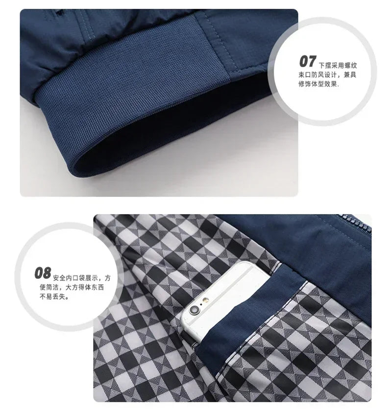 Embroidered LONSDALE Spring and Autumn Casual Solid Color Fashion Slim Fit Bomb Jacket Jacket Baseball Jacket Men's Jacket M-6XL