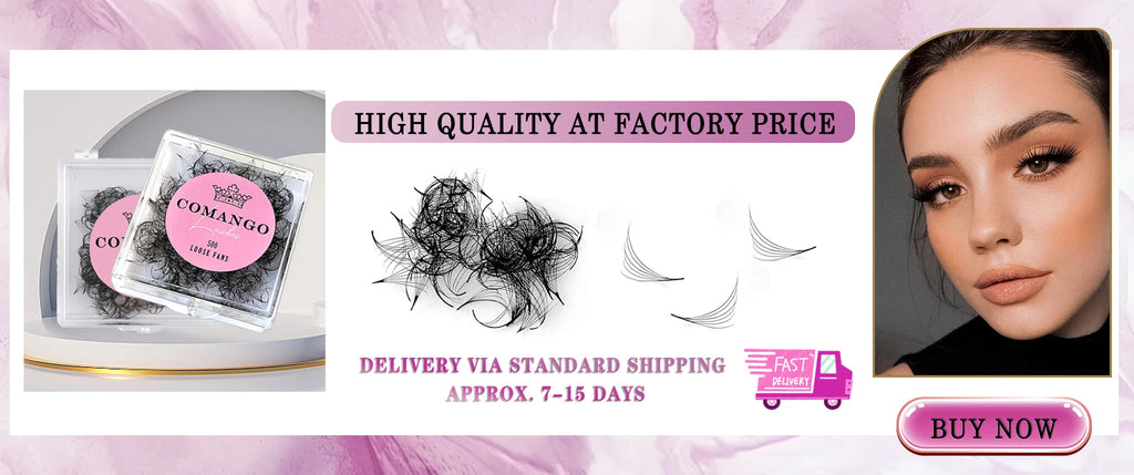 CoMango Wispy Pointy Base Premade Russian Volume Fans 3D 6D 10D 12D 14D 16D Lashes Extension 300 Fans False Mink Eyelashes