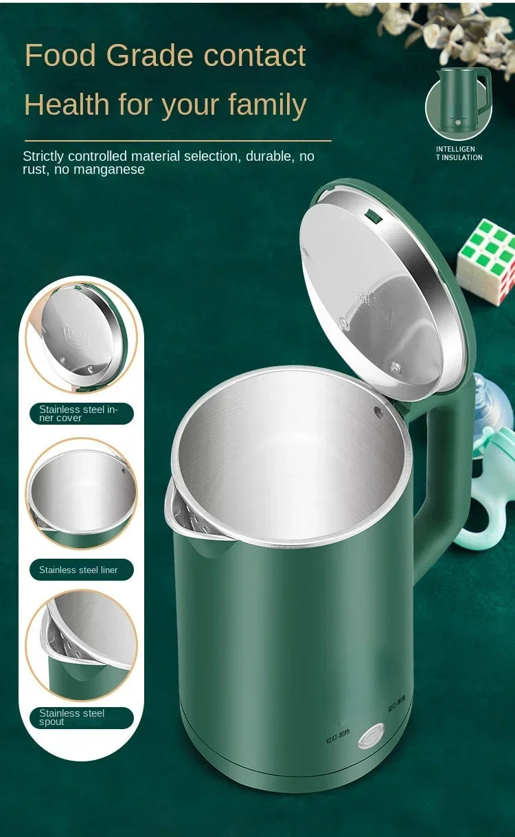 Electric kettle, stainless steel, small household appliances, household kettle, automatic power off