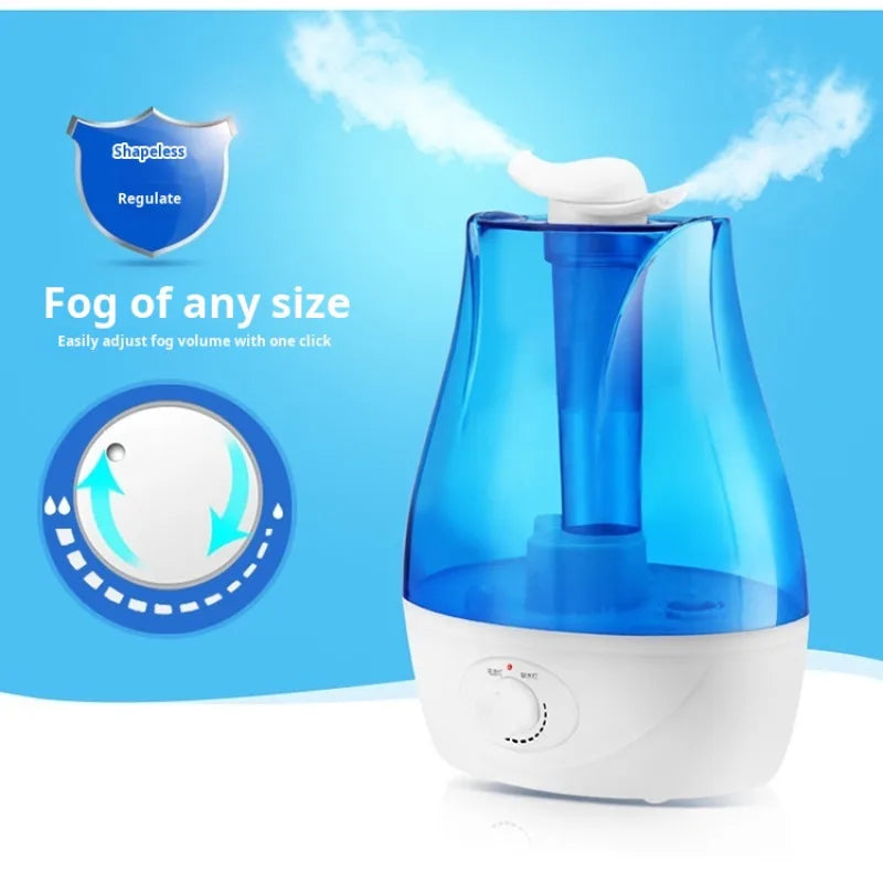Household bedroom humidifier double spray large mist volume atomizing moisturizing Diffuser Ultrasonic Mini Aroma Air Purifier