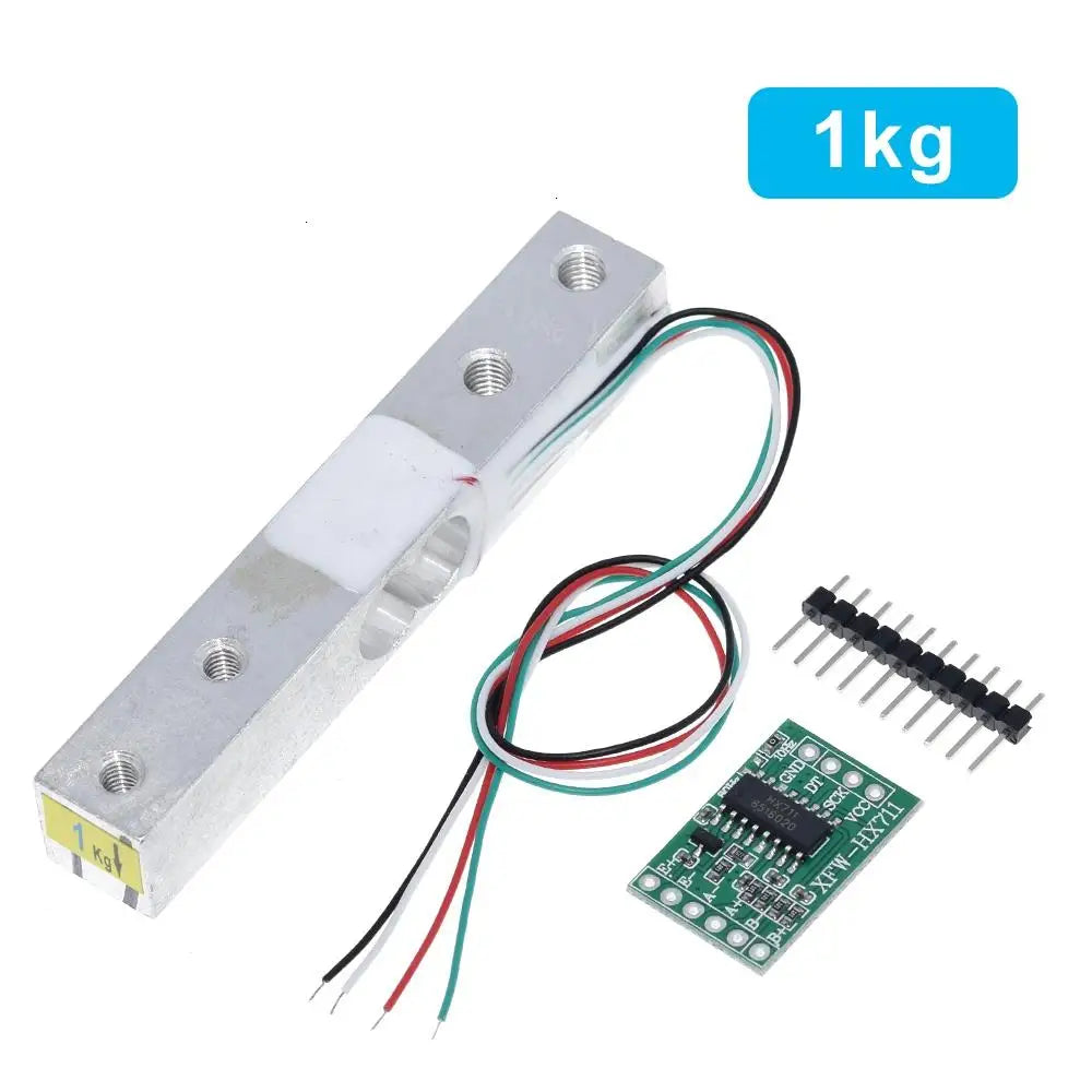 TZT Load Cell 1KG 5KG 10KG 20KG HX711 AD Module Weight Sensor Electronic Scale Aluminum Alloy Weighing Pressure Sensor