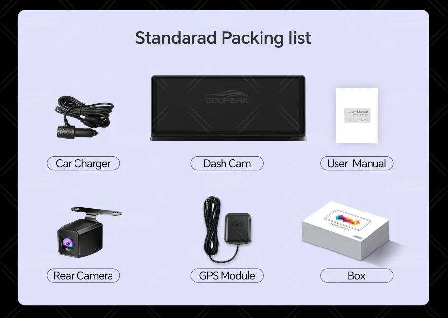 K2 Pro 11.3" Car DVR 4K Camera Wireless Carplay Android auto Ai Screen Dash Cam Dual Len Video Recorder GPS Navigation Dashboard