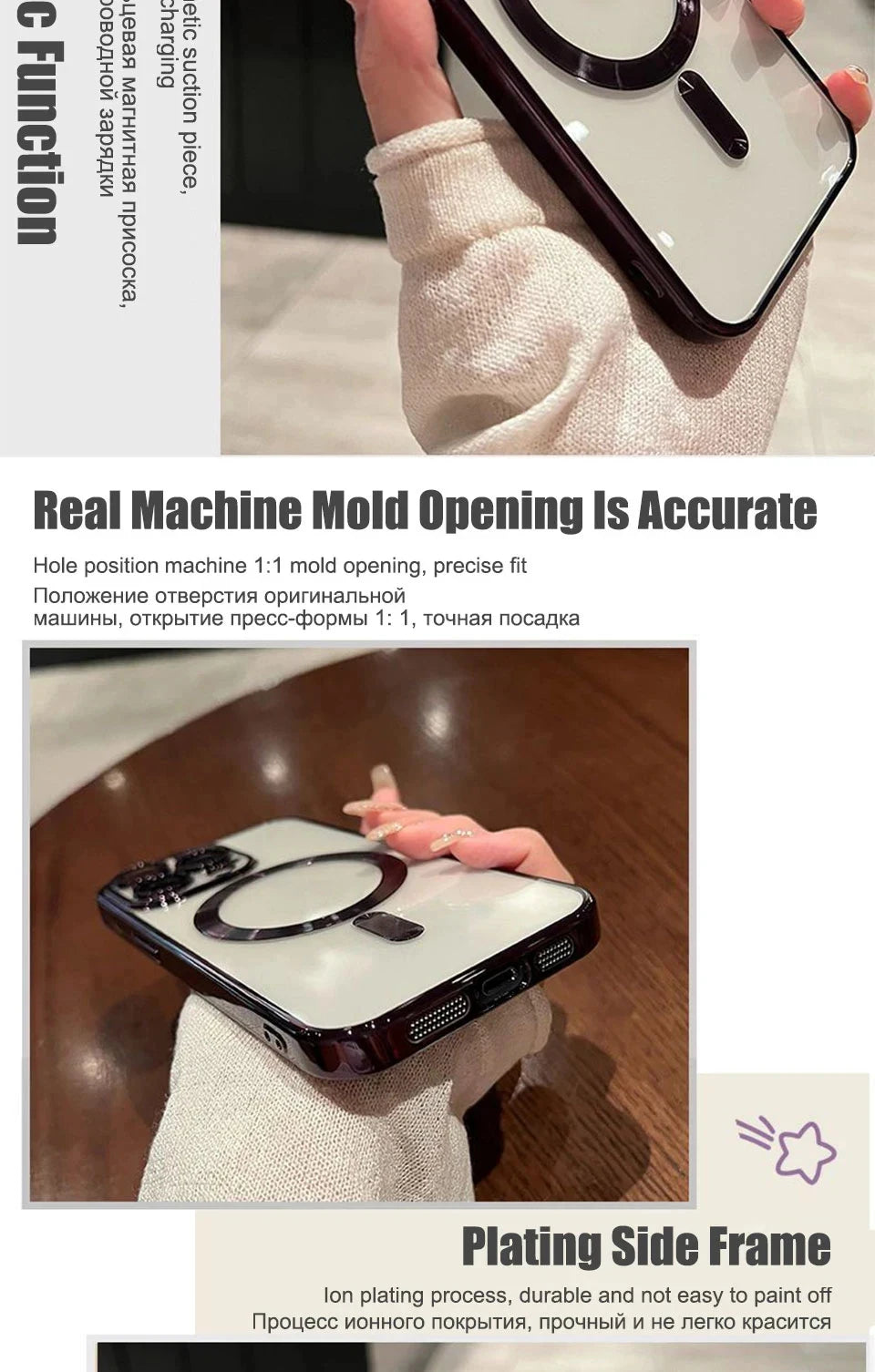 Plating Soft TPU Full Lens Protect Case for iPhone 13 14 12 11 15 Pro Max Plus Magsafe Magnetic Phone Case Wireless Charge Cover