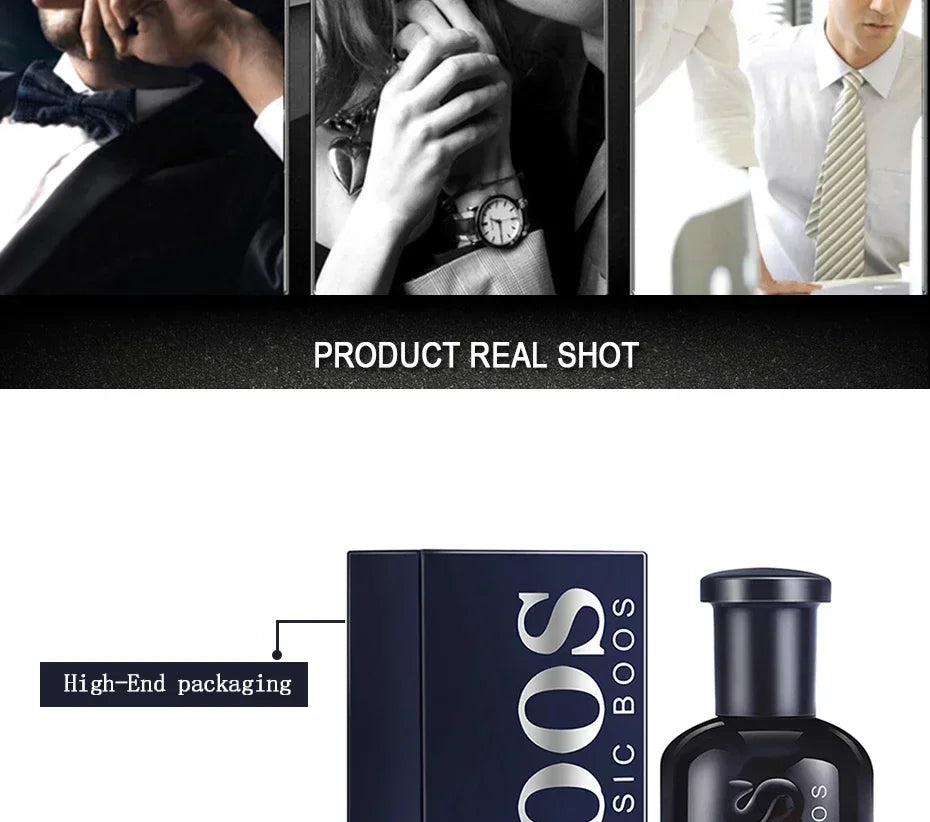 Hot Sale Perfume For Men Self Confidence Cologne Perfume Atomizer Fresh Temptation Gentleman Parfum Male Fragrance Cologne