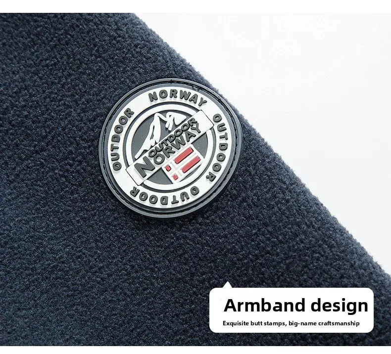 High Quality Thickened Fleece Lined Hat Jacket Embroidered Cotton Jacket Warmth Retention Outerwear for Men Summer Thin