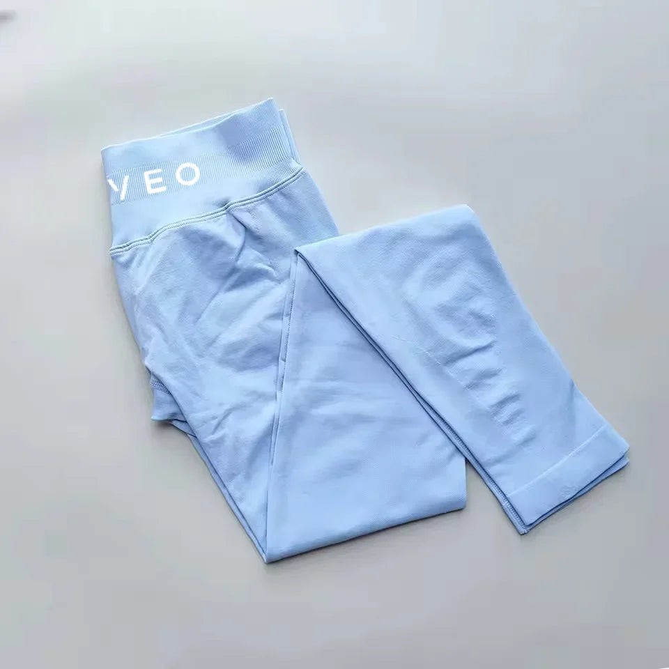 TEVEO New S Impact Leggings Women Seamless Sports Yoga Pants Low Ribbed Band Gym clothes Fitness Workout wear Scrunch Bum Tights