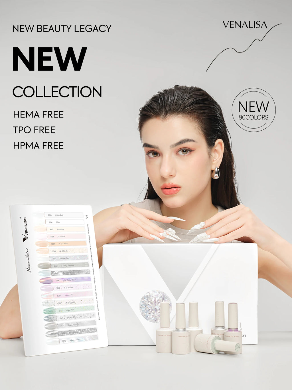 VENALISA Matte Top Coat CANNI Nail Art Design High Quality UV LED Base Coat No Sticky Layer Top Coat, Soak off Matt Topcoat