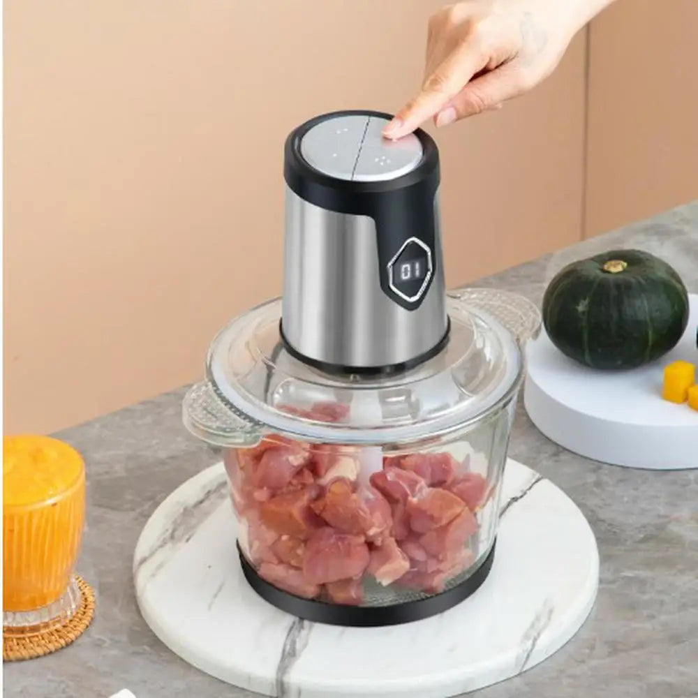 Multifunctional meat grinder 5L 500W stainless steel, kitchen machine, Shredder, 4-step, minced meat/vegetables/Dough