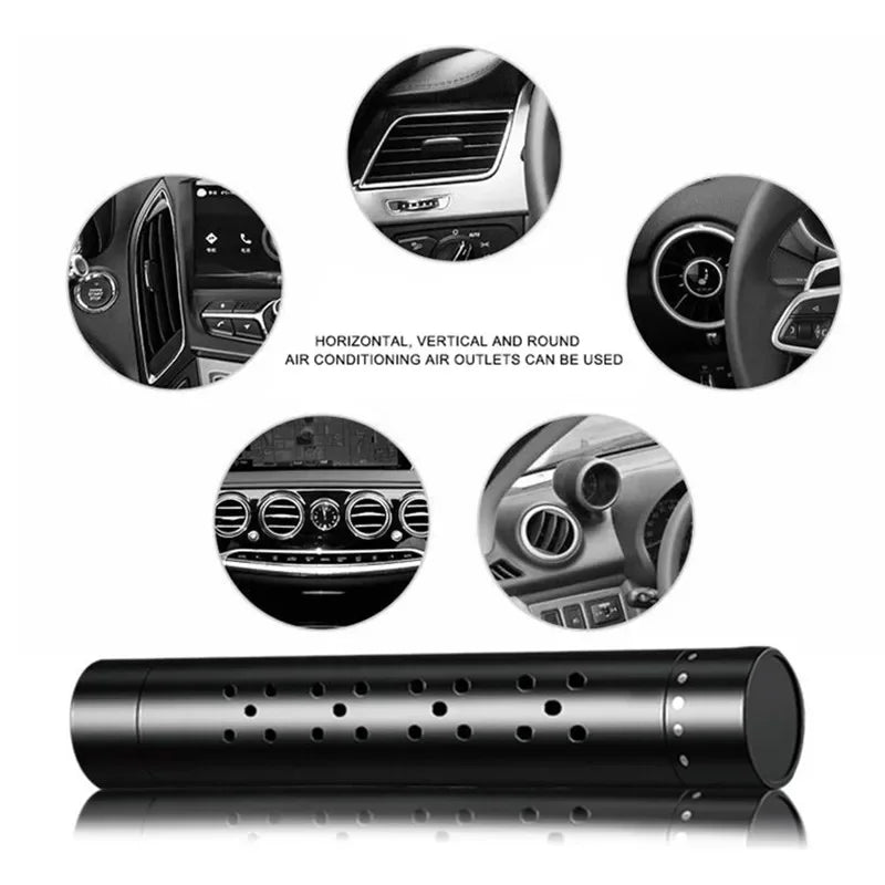 Car Air Freshener Smell in the Car Air Vent Perfume Parfum Flavoring Auto Interior Accessories Air One Clip And 5 PCS  fragran
