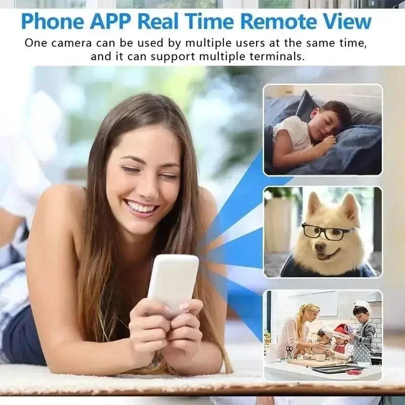 Wireless WiFi 1080P HD Mini Camera Baby Monitor Indoor Security Surveillance Night Vision IP Cam Video Recorder Safety Camcorder