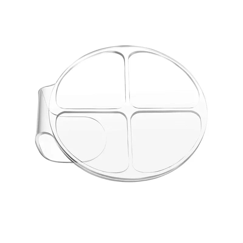 Makeup Mixing Palette, Handheld Palette Clear Acrylic Nail Art Manicure Palette Foundation Mixing Tray for Foundation