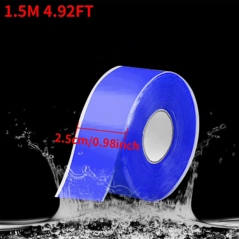 Insulating pipe tape with super waterproof, leak-stopping, sealing and repair performance is suitable for silicone kitchens