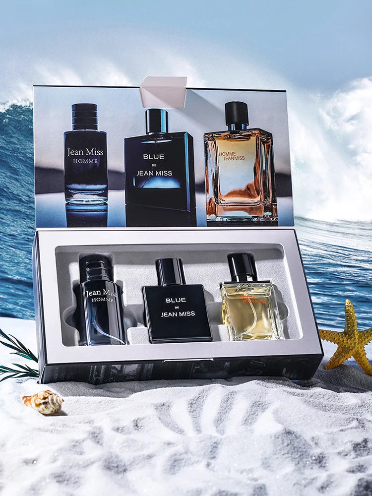 High Quality 90ml Men Perfume Hombre Gift Box 3pcs Set Colognes Scent Fascination Man Perfumes Masculinos Lasting Parfum New