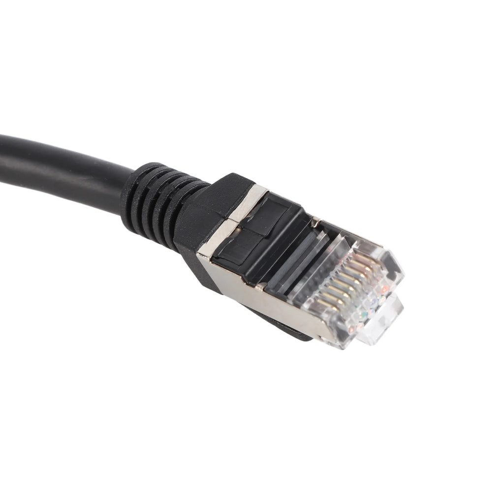 Universal RJ45 Ethernet Adapter Cable Extension 1 to 2 Port Excellent Connection Transmission Splitter Adapter for Home Office