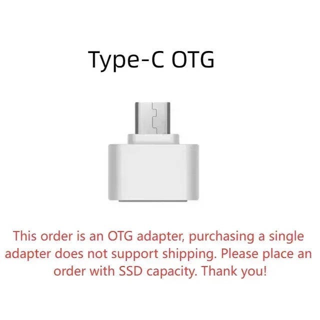 New External Hard Drive 1TB Portable SSD 2TB High-Speed Hard Disk 16TB Mass Mobile Solid State Drive USB3.2 for Laptops/PC/MAC