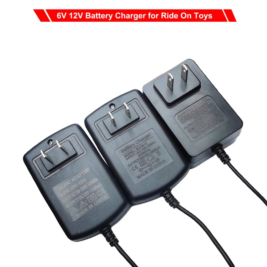 Remote control toy car charger 12V and 6V,children electric car charger,universal European plug charger 24V for kid's car