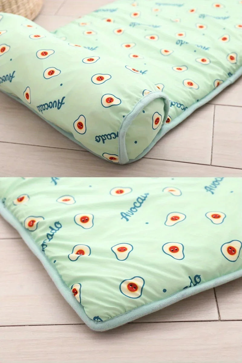 Dog Pillow Summer Pet Ice Cooling Cushion Dog Cooling Sleeping Mat Comfortable Pet Bed Dog Nest With Pillow