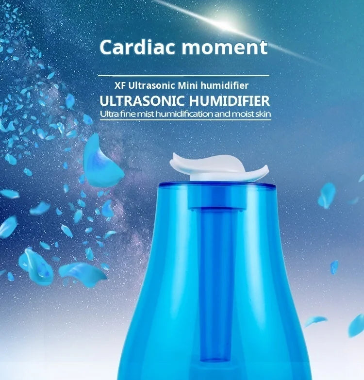Household bedroom humidifier double spray large mist volume atomizing moisturizing Diffuser Ultrasonic Mini Aroma Air Purifier
