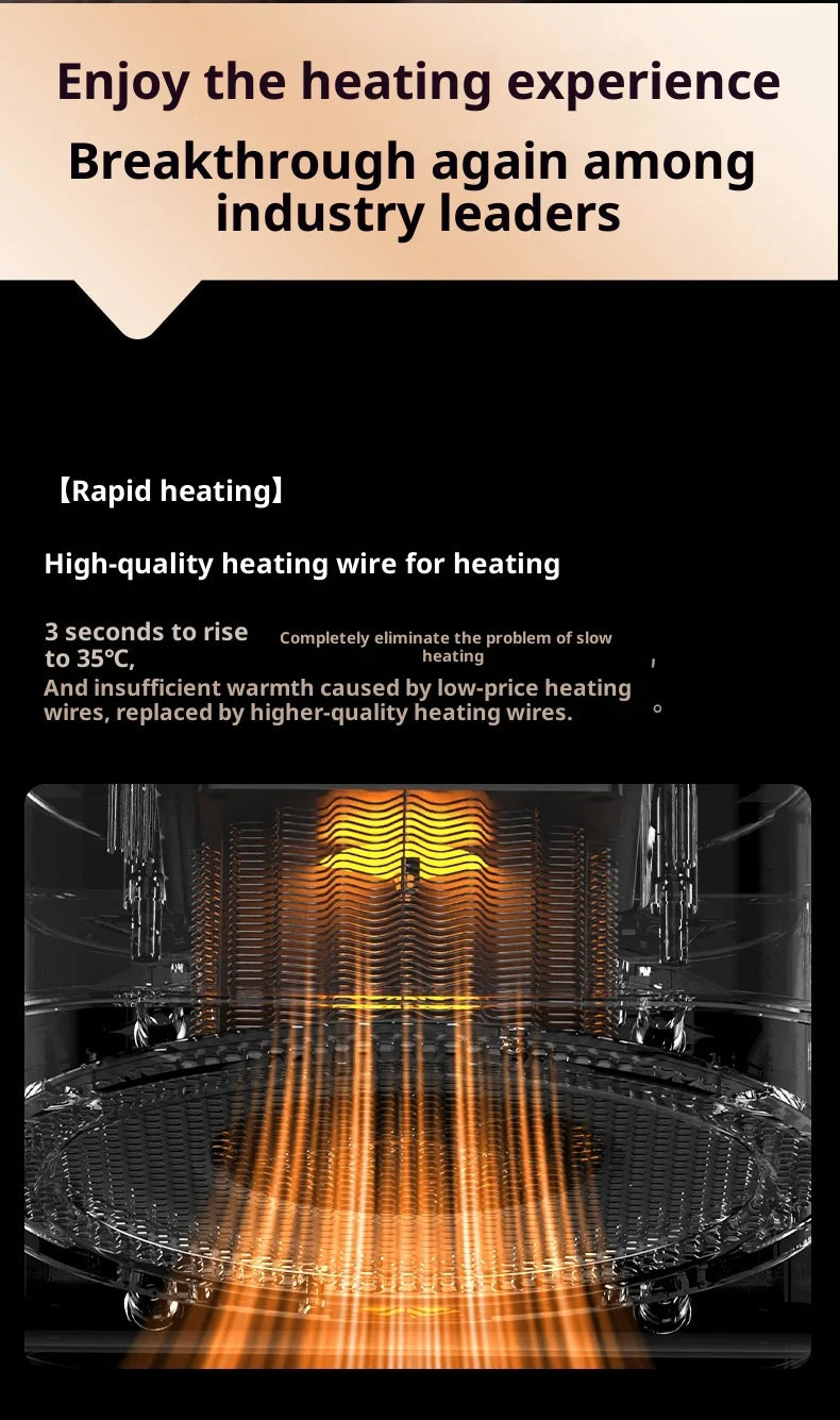 Household heater Desktop heater Desktop Electric Heater  High power office student dormitory electric heater Warm Air Blower