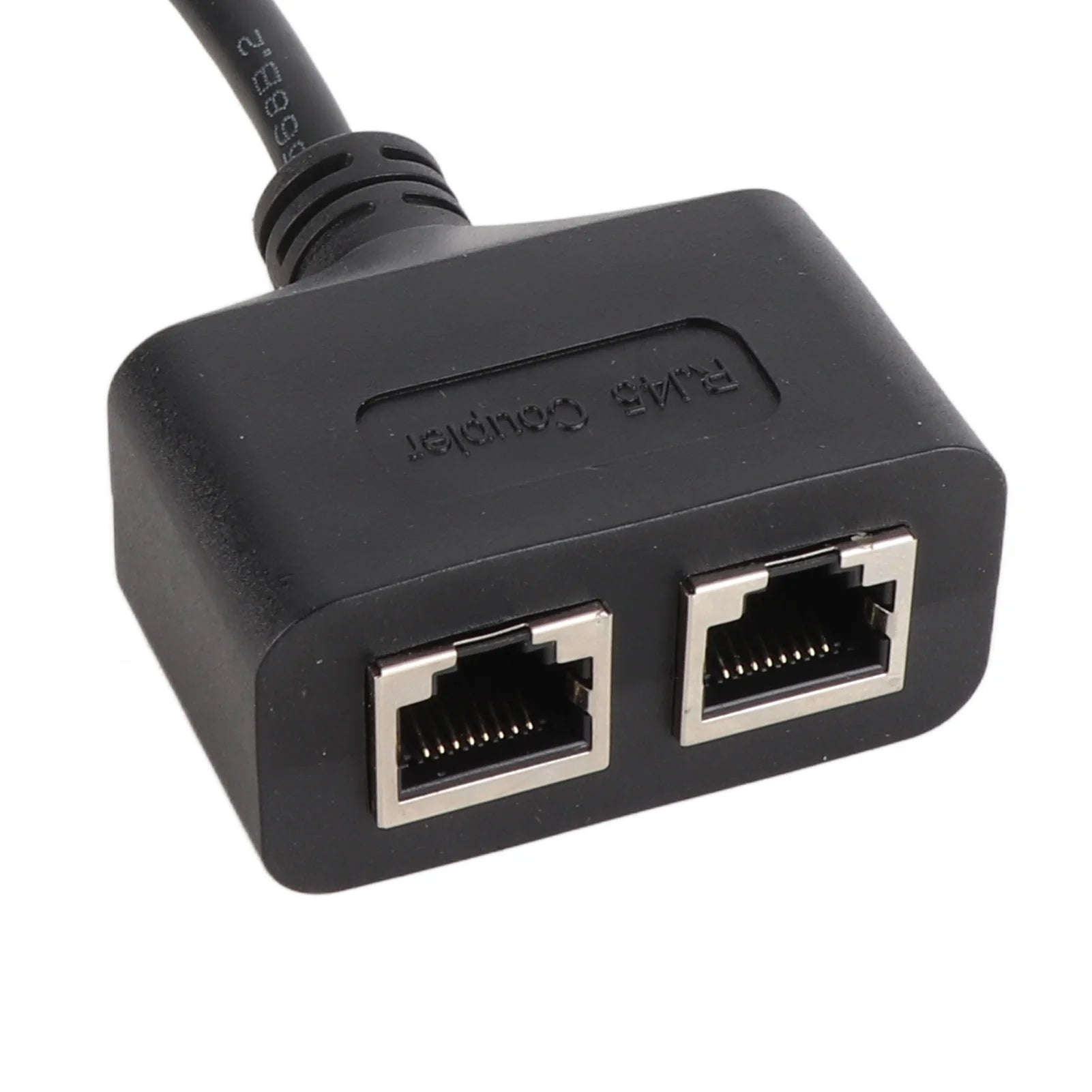 Universal RJ45 Ethernet Adapter Cable Extension 1 to 2 Port Excellent Connection Transmission Splitter Adapter for Home Office