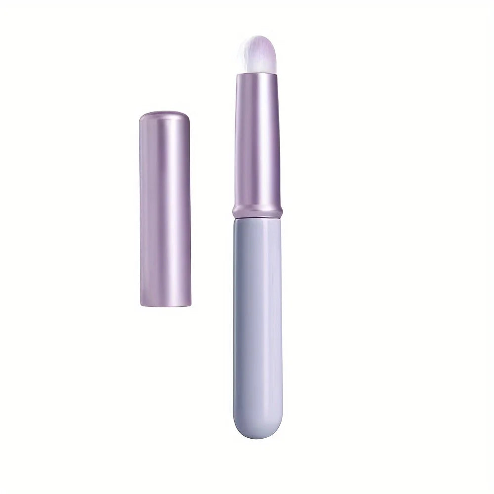 1 Lip Brush, Concealer Brush, Lip Gloss Brush, Concealer Brush With Cover, Makeup Tool Soft Brush Head To Make Lip Makeup.