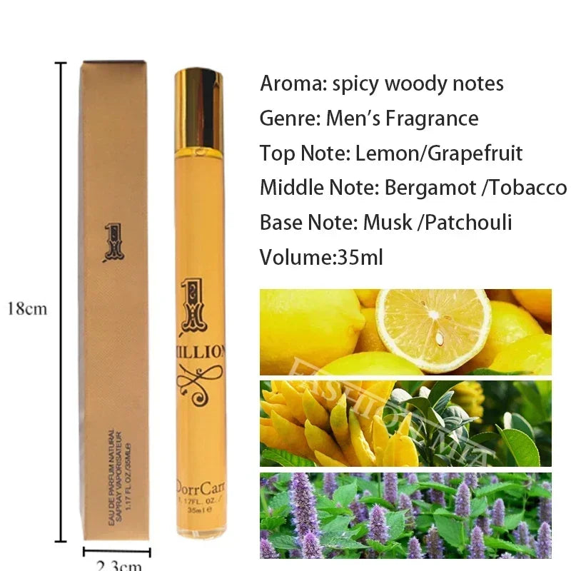 Original 80ml Perfume Luxury Eau De Parfum Long Lasting One Million Women's Cologne Fragrance Glass High Quality Body Spray
