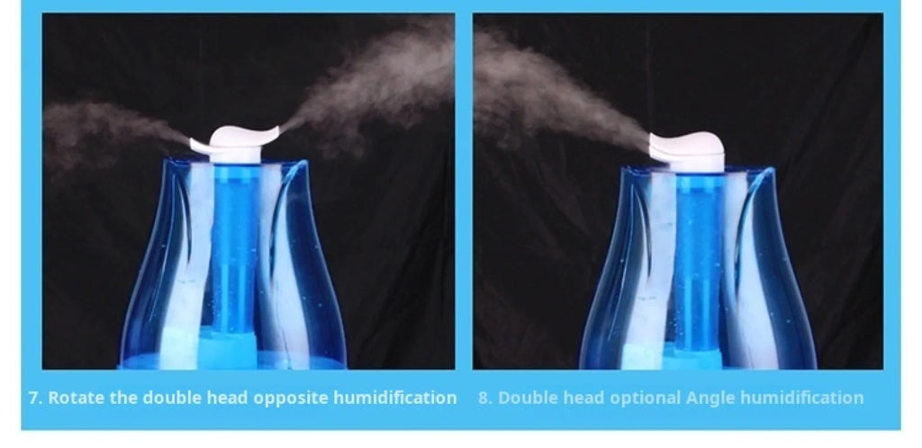 Household bedroom humidifier double spray large mist volume atomizing moisturizing Diffuser Ultrasonic Mini Aroma Air Purifier