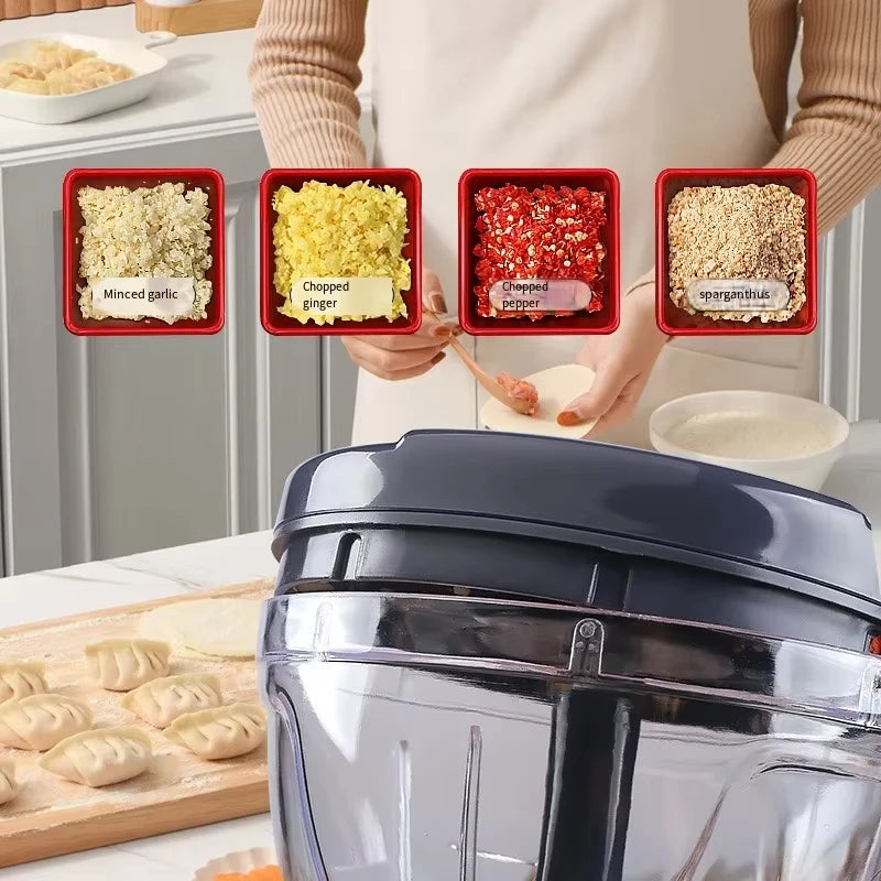 Multi Meat Mincer Garlic Chopper Onion Cutter Rotate Home Kitchen Garlic Hand Pull Blender Vegetable Crusher Cooking Tools