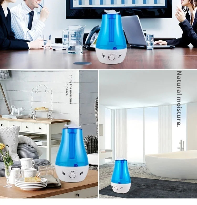 Household bedroom humidifier double spray large mist volume atomizing moisturizing Diffuser Ultrasonic Mini Aroma Air Purifier