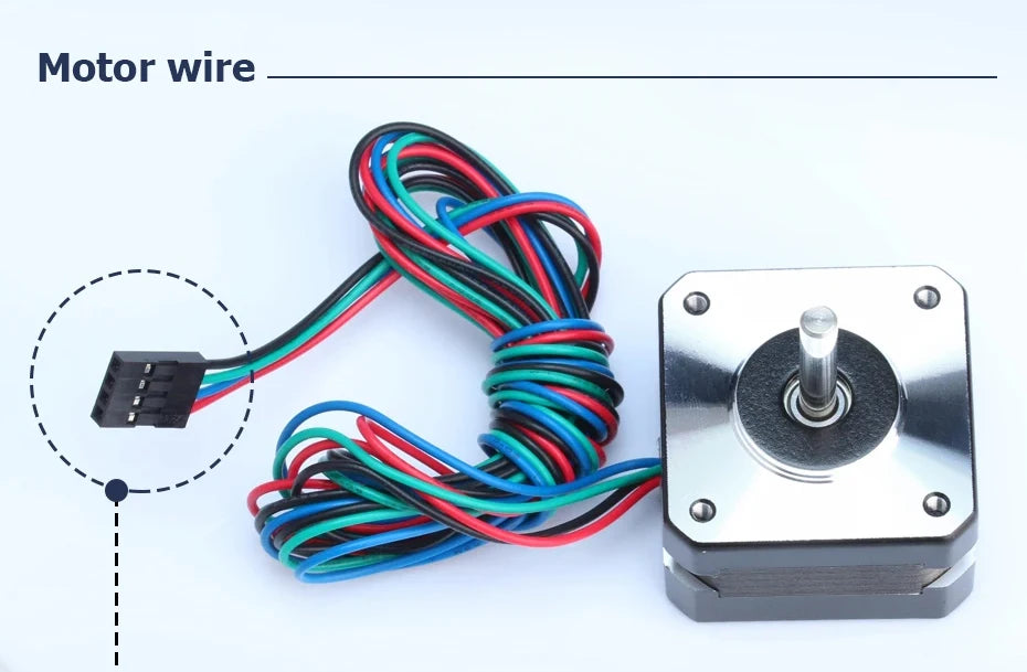 Trianglelab  HIGH Torque Stepper Motor 4-lead Nema 17 20.6mm 42 motor  extruder for DDB DDE ENDER3 CR10 VORON Titan  3D printer