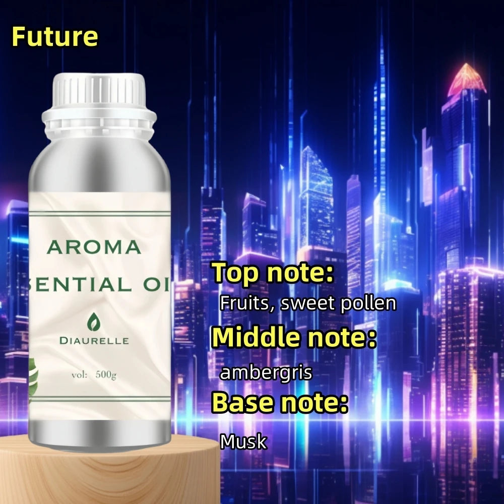 Aroma Diffuser Perfume Fragrance Oil Pure Scented Air Freshener Scent Diffusers Diaurelle 500ML Essential Oil Diffuser Natural