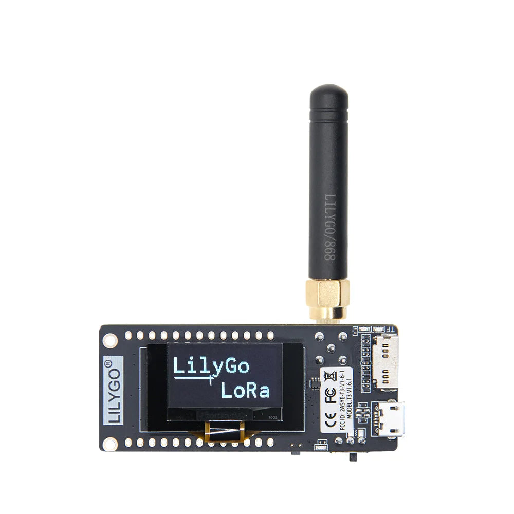 LILYGO® TTGO LoRa32 V2.1_1.6 Version 433/868/915Mhz ESP32 LoRa OLED 0.96 Inch SD Card Bluetooth WIFI Wireless Module ESP-32  SMA