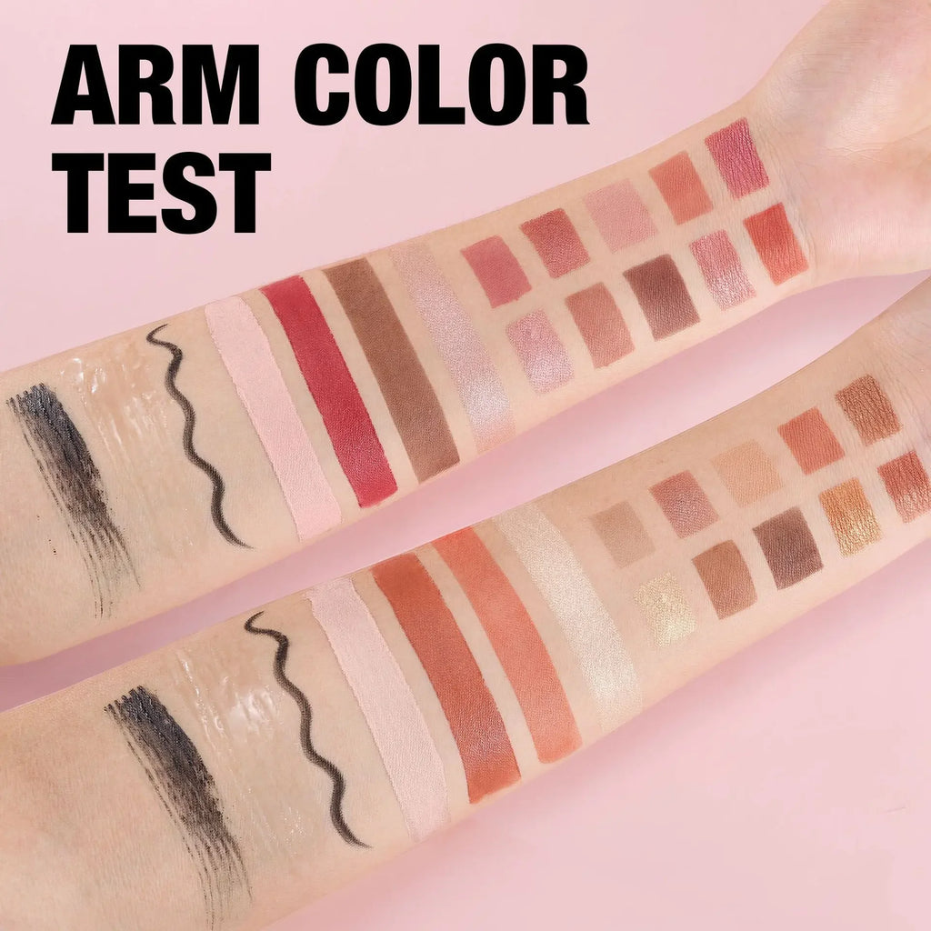 Professional Makeup Kit 11 Pieces Eyeshadow Contour Blusher Set Waterproof Highly Pigmented Smudge Proof Face Cosmetics Collecti