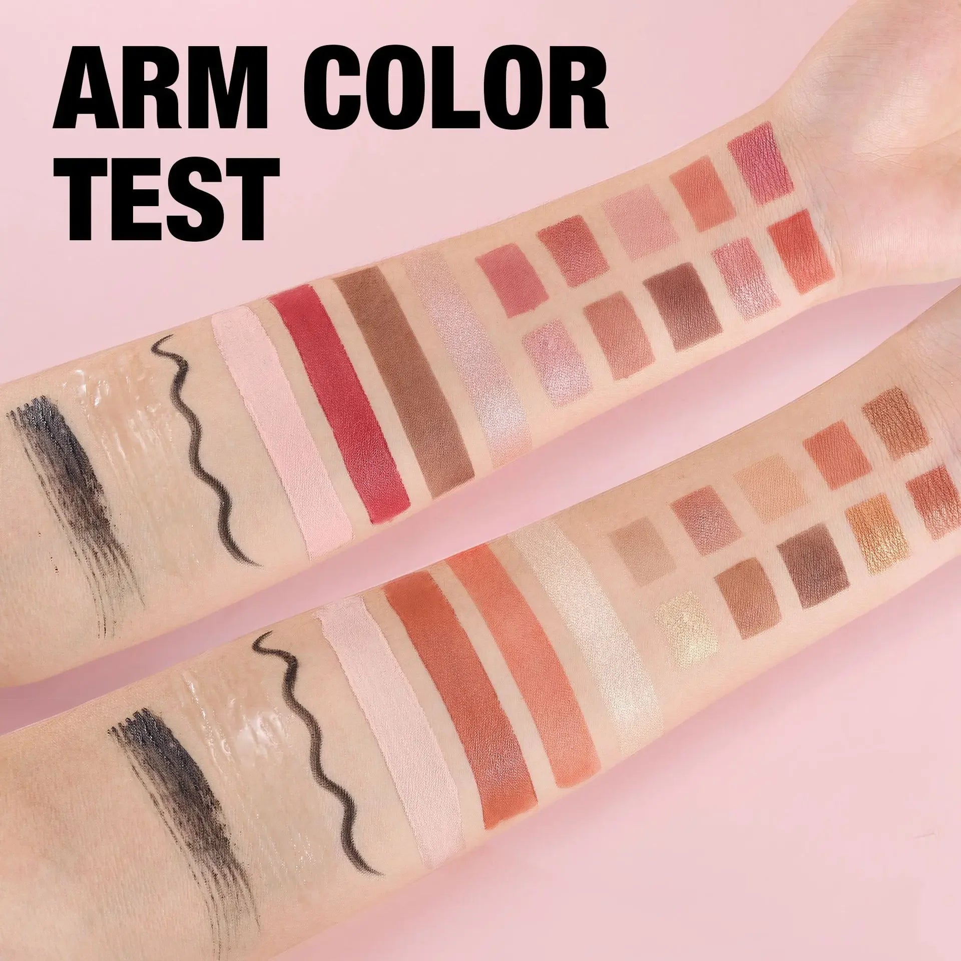 Professional Makeup Kit 11 Pieces Eyeshadow Contour Blusher Set Waterproof Highly Pigmented Smudge Proof Face Cosmetics Collecti