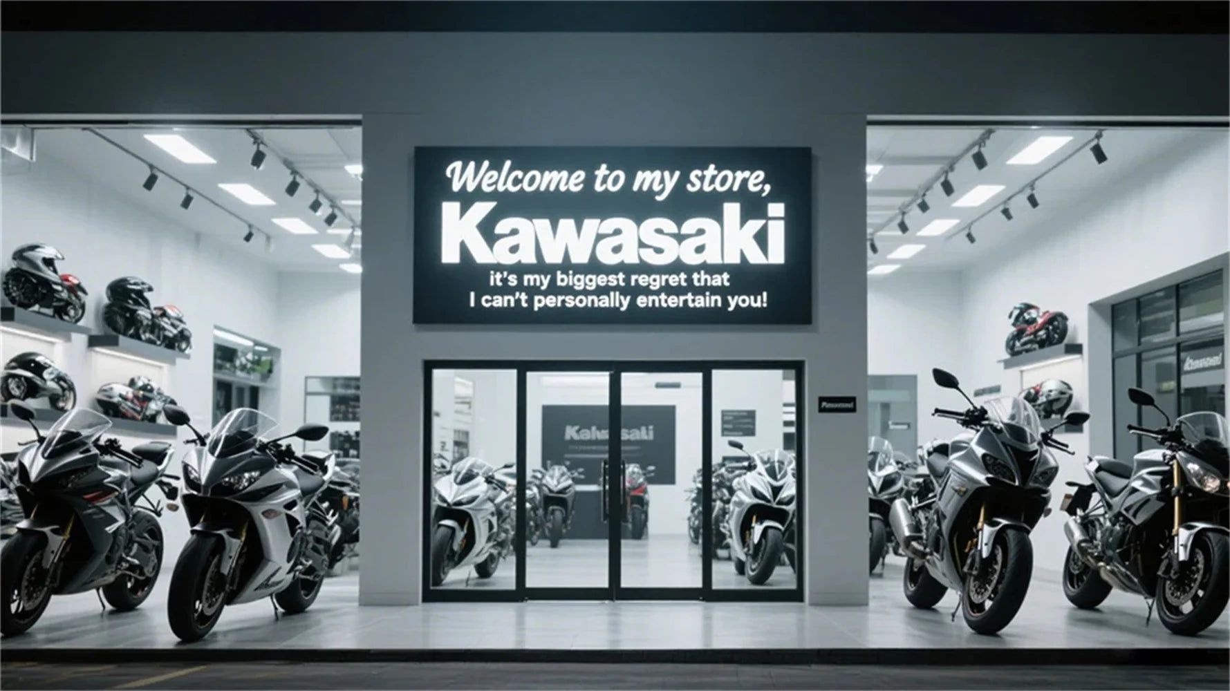 Racing team jacket with Kawasaki logo, men's waterproof and windproof sportswear, outdoor enthusiast jacket, fashionable jacket