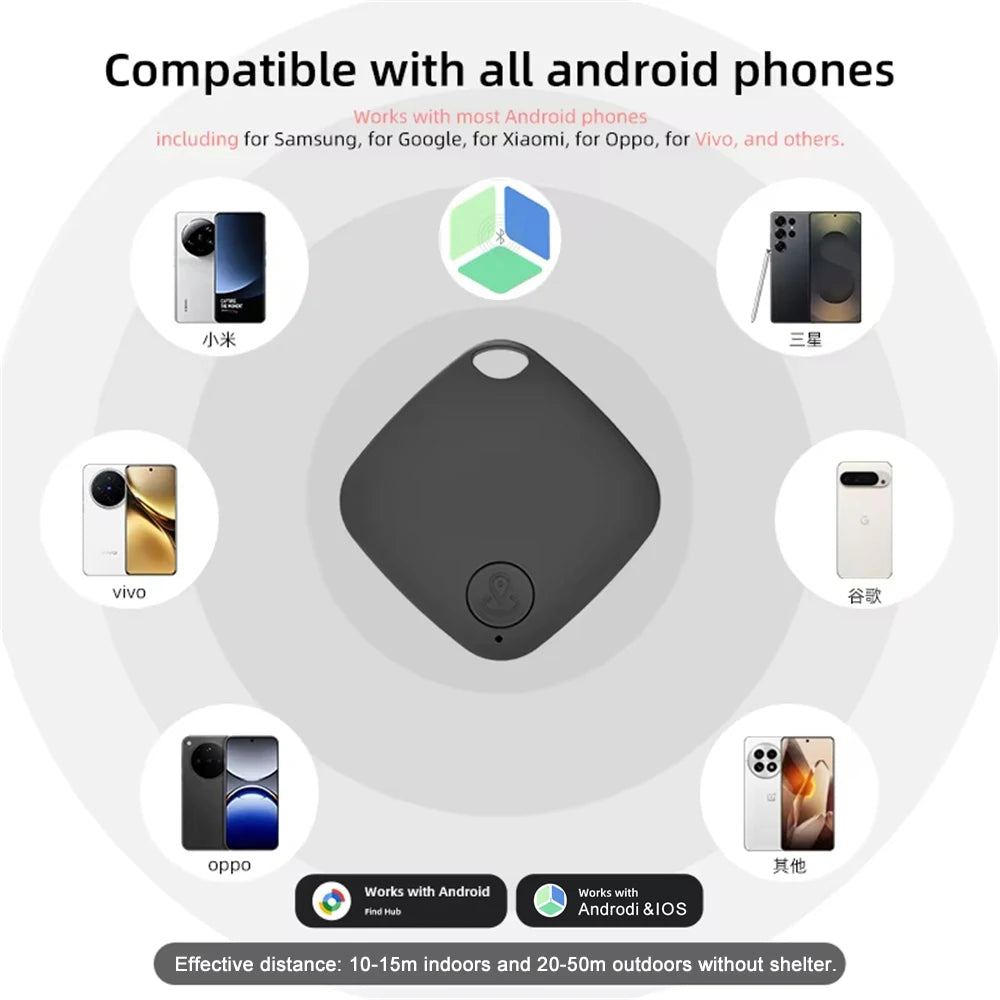 Smart Bluetooth GPS Tag Tracker Work with Android IOS APP Anti Lost Reminder Device Anti-loss Rated Locator Car Key Pet Finder