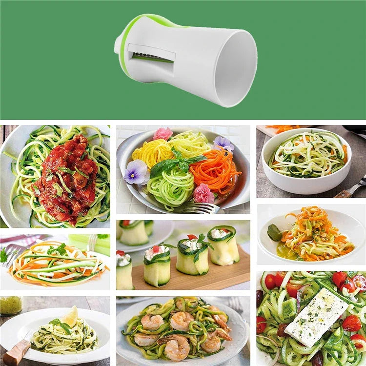 Heavy Duty Spiralizer Vegetable Slicer Vegetable Spiral Slicer Cutter Zucchini Pasta Noodle Spaghetti Maker KC0335