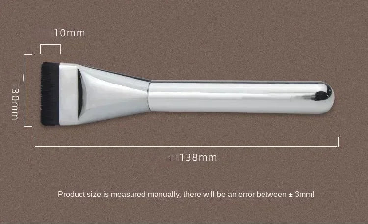 Ultra Thin Foundation Brush Lightweight and Thin Face Contour Brush Flat Contour Brush Blending Foundation Cream Makeup Brushes