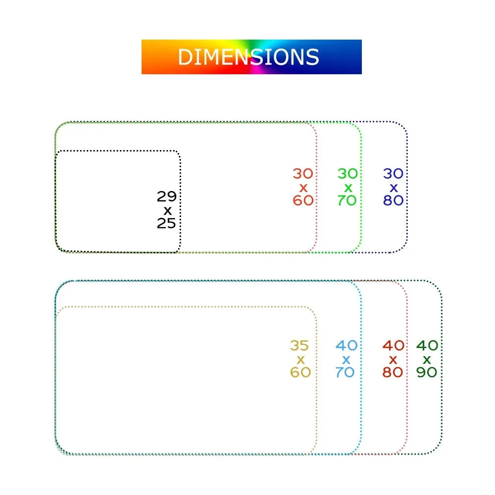 1pc Mousepad HD Big Keyboard Mat Table Non-Slip Students Gamer Desktop 800x400 Cushion Gaming Accessories High Elastic XXL Rug