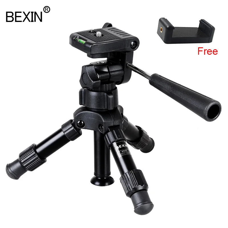 BEXIN Phone stand mini tripod camera holder smartphone tripod flexible folding desktop pocket tripod for mobile phone dslr