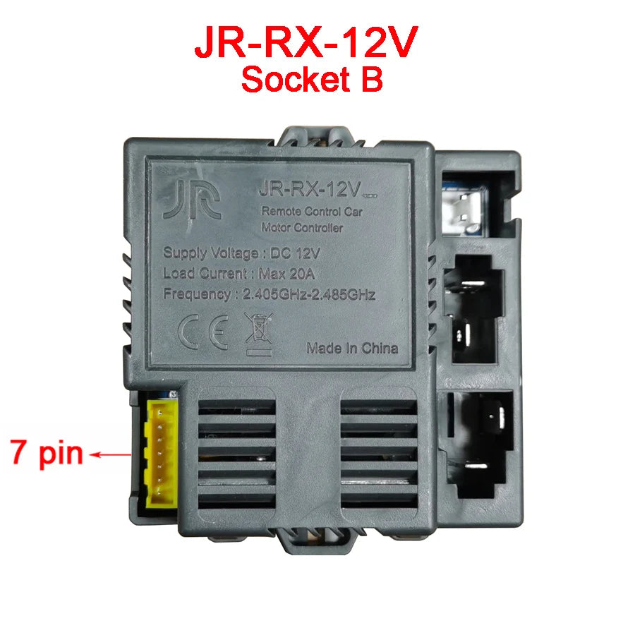 JR-RX-12V Children's electric car bluetooth remote control receiver, smooth start controller JR1958RX and JR1858RX/JR1738RX