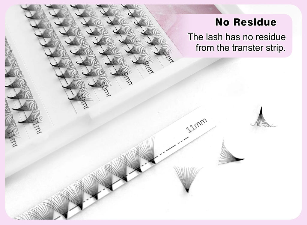 CoMango Wispy Pointy Base Premade Russian Volume Fans 3D 6D 10D 12D 14D 16D Lashes Extension 300 Fans False Mink Eyelashes