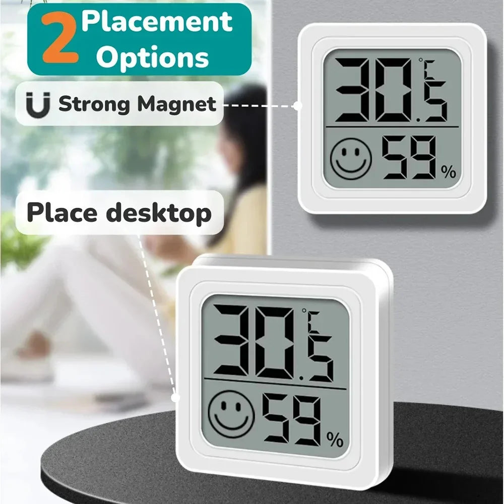 Household Digital Thermometer Hygrometer Indoor Room Home Hygrometer Temperature Humidity Meter Sensor Gauge Weather Station