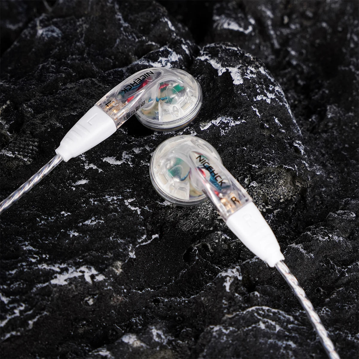 NICEHCK YDX Earbud HiFi Wired Microphone Earphone 14.8mm Dynamic Driver Music Headset With 2Pin Silver Plated OCC Mixed Cable